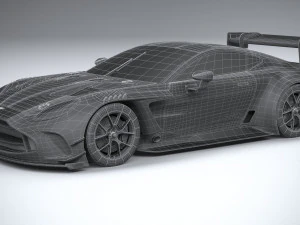 Aston Martin Vantage GT3 2023 3D Model