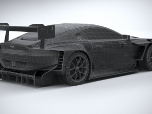 Aston Martin Vantage GT3 2023 3D मॉडल