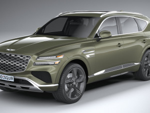 Genesis GV80 2025 3D Model