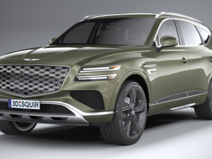 Genesis GV80 2025 3D Model