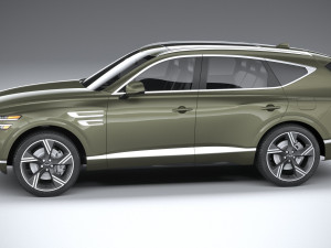 Genesis GV80 2025 3D Model