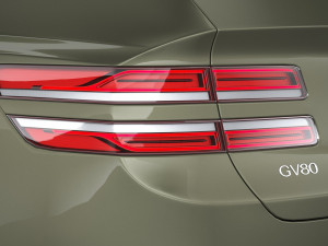 Genesis GV80 2025 3D Model