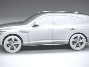 Genesis GV80 2025 3D Model