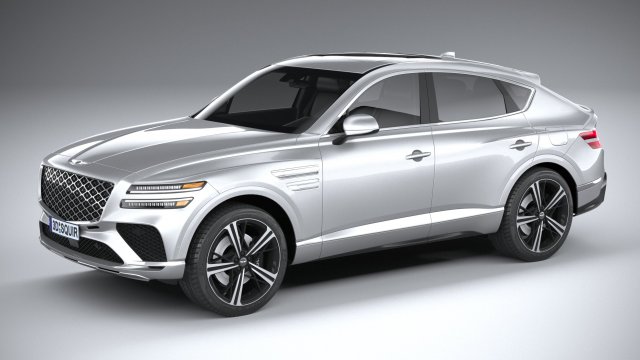 Genesis GV80 Coupe 2025 Model 3D .c4d .max .obj .3ds .fbx .stl .blend 