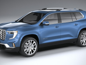 GMC Acadia Denali 2024 3D Model