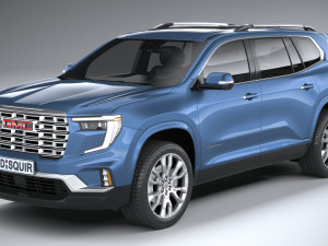 GMC Acadia Denali 2024 3D Model