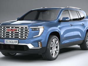 GMC Acadia Denali 2024 3D Model