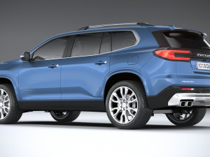 GMC Acadia Denali 2024 3D Model