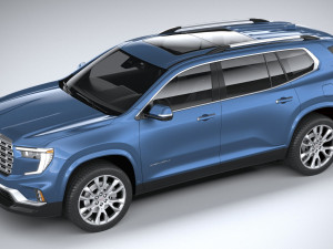 GMC Acadia Denali 2024 3D Model