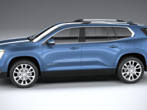 GMC Acadia Denali 2024 3D Model