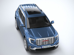 GMC Acadia Denali 2024 3D Model