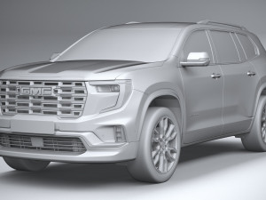 GMC Acadia Denali 2024 3D Model