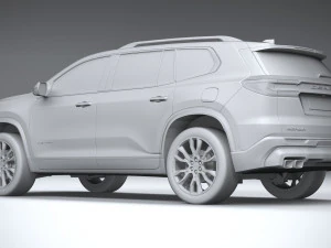 GMC Acadia Denali 2024 3D Model