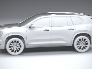 GMC Acadia Denali 2024 3D Model
