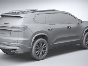 GMC Acadia Denali 2024 3D Model