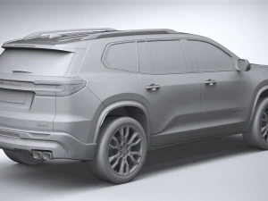 GMC Acadia Denali 2024 3D Model