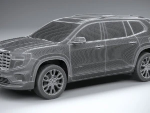 GMC Acadia Denali 2024 3D Model