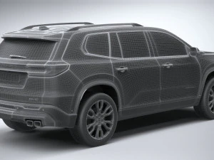 GMC Acadia Denali 2024 3D Model