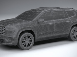 GMC Acadia Denali 2024 3D Model