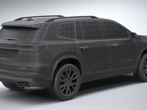 GMC Acadia Denali 2024 3D Model