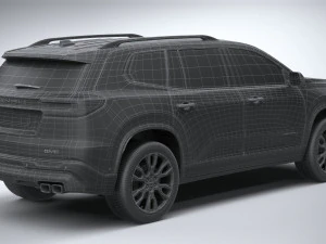 GMC Acadia Denali 2024 3D Model