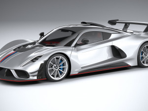 Hennessey Venom F5 Revolution Coupe 2023 3D Model