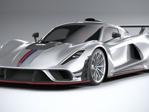Hennessey Venom F5 Revolution Coupe 2023 3D Модель