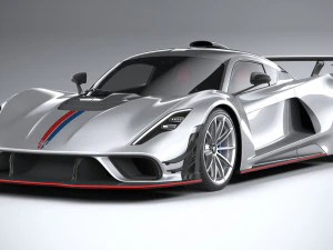 Hennessey Venom F5 Revolution Coupe 2023 3D Model