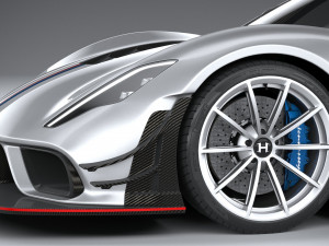 Hennessey Venom F5 Revolution Coupe 2023 3D Модель