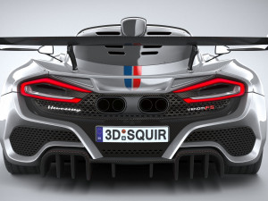Hennessey Venom F5 Revolution Coupe 2023 3D Модель