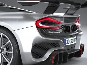 Hennessey Venom F5 Revolution Coupe 2023 3D Model
