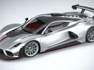 Hennessey Venom F5 Revolution Coupe 2023 3D Model