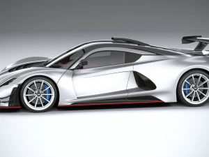 Hennessey Venom F5 Revolution Coupe 2023 3D Model