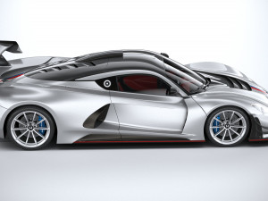 Hennessey Venom F5 Revolution Coupe 2023 3D Модель