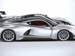Hennessey Venom F5 Revolution Coupe 2023 3D Model