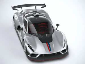 Hennessey Venom F5 Revolution Coupe 2023 3D Model