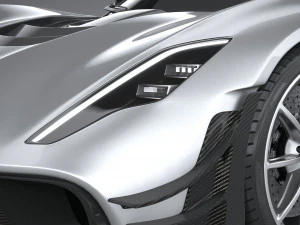 Hennessey Venom F5 Revolution Coupe 2023 3D Model