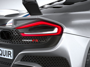 Hennessey Venom F5 Revolution Coupe 2023 3D Модель