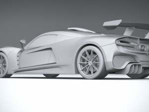 Hennessey Venom F5 Revolution Coupe 2023 3D Модель