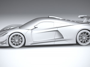 Hennessey Venom F5 Revolution Coupe 2023 3D Модель