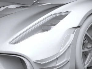 Hennessey Venom F5 Revolution Coupe 2023 3D Model