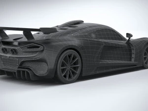 Hennessey Venom F5 Revolution Coupe 2023 3D Model