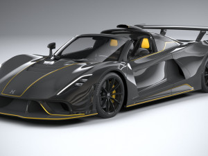 Hennessey Venom F5 Revolution Roadster 2023 3D Model