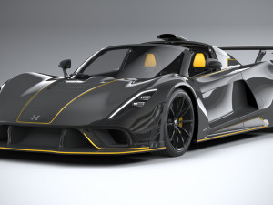 Hennessey Venom F5 Revolution Roadster 2023 3D Model
