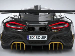 Hennessey Venom F5 Revolution Roadster 2023 3D Model