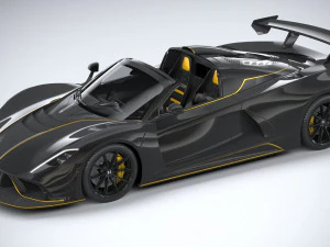 Hennessey Venom F5 Revolution Roadster 2023 3D Model