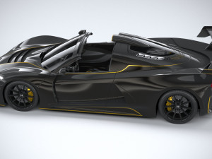 Hennessey Venom F5 Revolution Roadster 2023 3D Model