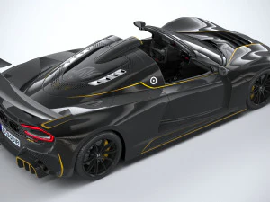 Hennessey Venom F5 Revolution Roadster 2023 3D Model