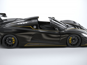Hennessey Venom F5 Revolution Roadster 2023 3D Model