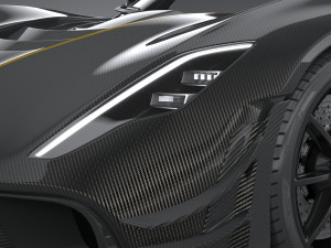 Hennessey Venom F5 Revolution Roadster 2023 3D Model